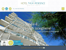 Tablet Screenshot of hotelthea.it